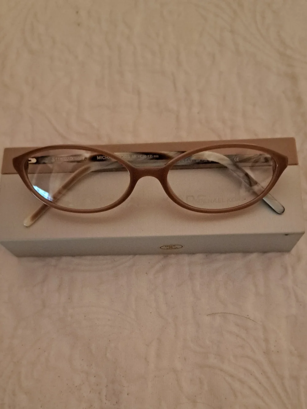Michael Kors Light Brown Cat-Eye Optical Glasses